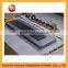 beautiful hollow out drainage Mongolia white metal stone tea tray