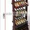 Best-selling Color Painting Large Wooden Wine Rack