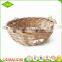 China customized cheap decorative stylish christmas empty mini gift wicker baskets wholesale
