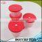 NBRSC Reliable Factory Food Storage Set Of 4 Pcs Container Mixing Bowl Set Easy Using Storage Container