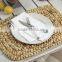 Braid water hyacinth place mat/table mat