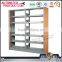 Simple design wooden book rack mobile mass shelf