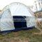 double layer dome shaped UNHCR relief tent with individual rooms