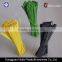 Hot sell Precut PET decorative plastic coated twist tie / binding ties