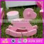 2016 new design baby wooden small furniture toy, wholesale kids wooden small furniture toy W06B046