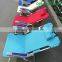 Navy Blue Aluminum Folding Backpack Chair with Plastic Armrest