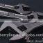 Berrylion 8-15" German type Black Pearl Nickel Alloyed Adjustable Wrench