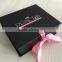 Luxury Hair Packaging Box Black Ribbon Gift Box