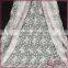 Pink Bow Decorative Bridal Lace Fabrics, Embroidery Design Netting Farbic for Lady's Dress