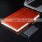 pull-up leather planner custom personal diary notebook with buckle gold foil logo