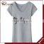 Women's Summer Lady's T-shirt Bride Rhinestone Decoration Tank Tops Shirt for Wedding TS001