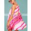 Wholesale Oem custom fashion women printed sexy swing dress for beach