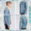 Vogue Style Mens Turn-down Collar Slim Fit Design Fleece Lined Denim Jacket