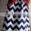 Chevron polka dot american national day costumes children girls cotton suit sets kids boutique clothes