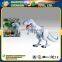 Mini dinosaur plastic light music crawling haking head toys for children