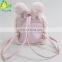 2016 OEM Lovely White Rabbit Plush Bags Animal Plush Backpack