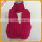 Two Colour Genuine Fox Fur Long Knitted Pashmina Scarf