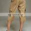 New latest style men pants short cargo 3/4 long cotton pants with multi pockets