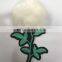 2017 New design popular beautiful embroidery patch with ball