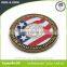 Ancient custom flag coin for souvenir Die casting Zinc alloy coin