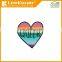 Rainbow Patch,Rainbow Embroidered Iron on Patch,Rainbow Iron on Applique