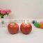 Christmas apple fruit shaped scent candle ,fruit apple candle