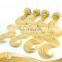 Golden American Sales Quality Hair in body wave Virgin Russian Naturall Human Hair 613# virgin hair wholesale