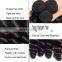 Raw human hair loose wave hair bundles with closure