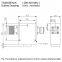 RFTYT Broadband RF Ferrite TG4550E 700-1000MHz UHF RF Coaxial Isolator