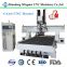 Azerbaijan double heads woodworking cnc router double heads 4 axis cnc router with double rotary device