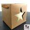 Trapezoidal flower foldable handbag   Kraft Paper Gilding, no adhesive bonding Five stars