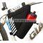 Bicycle triangle bag bike under tube bag with water bottle holder riding equipment