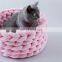 Factory supply Round Shape Pet House Eco-Friendly Re-useable Dog Sofa Cat nest