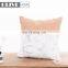 2018 New Item Knife Edge Geometry PU Poly Canvas Applique Cork Sofa Cushions For Sale