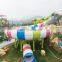 water play equipment manufacturer fiberglass slides use in the aqua park