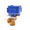 Spike Motor Auto Water ON OFF 3 Way Motorized Automatic Ball Flow Mixing Valve with ADC 24V Motor Motorised Actuator