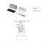 Easy to Install High Quality Aluminum U channel Stair Handrail Slot Tube Balustrade Railing Fittings