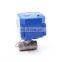 New Product 6V 1/2 316 Plastic Solenoid Stainless Ball Water Motorized Valve