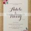 2016 elegant wholesale Europe regional cheap hot stamping,letterpress wedding invitation cards