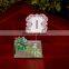 classic silver decorations set affordable glass mirror candle plate tray for wedding or party table mirror