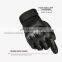 Touchscreen PU Leather Motorcycle Gloves Hard Knuckle Full Finger Protective Gear Racing Biker Riding Motorbike Moto Motocross