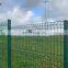 H 1.2 m * W 3 m 3D curved wire mesh fence panel with round post for security barrier