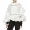 Новый модный зимний плат для женщин с обивкой из лисей шкуры и 100% cashmere
