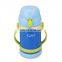 Eco-friendly kids 400ml stainless steel  portable Vacuum flask Insulated straw water bottle