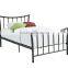 Hotel Metal Bed Frame Without Mattress / Steel Single Military Metal Bed Frame