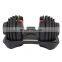 Wholesale Fitness Equipment Fitness Iron Dumbbell Set Adjustable 24Kg Dumbbell Barbell Training Dumbbells With Base