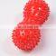 Pvc Peanut Yoga Ball Explosion Proof Crack Spike Massage Ball To Relax Muscles Peanut-Shaped Soft Thorn Fascia Ball