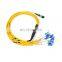 25Meter QSFP+ mpo-lc Optic Patch cord Single mode SM 9/125 24 fiber mtp to lc breakout cable