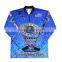 Wholesale top quality subliamtion Australian uv protection men's long sleeve fishing shirt