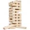 54 Pcs Custom Wooden Number Blocks tumble Tower Domino Stacking Building Blocks Game Educational Toys for Kids
